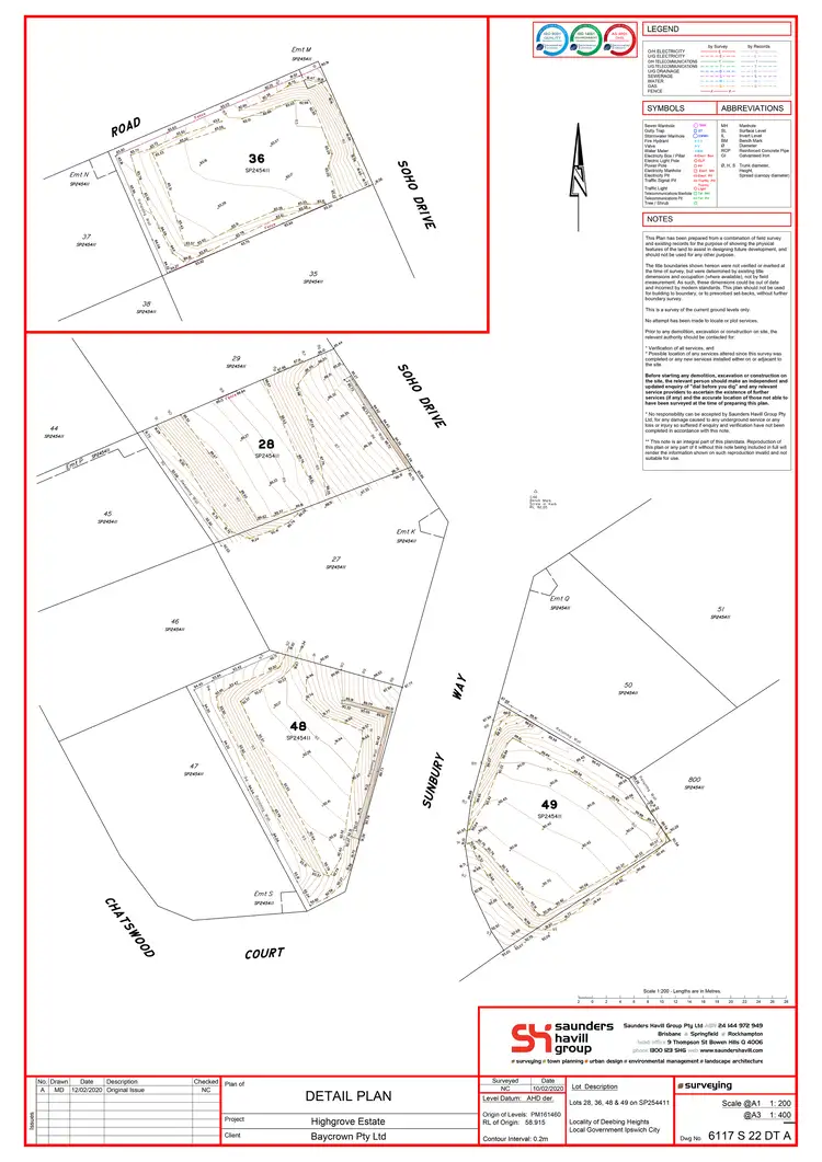 Floorplan of Homely land listing, 12 SOHO DRIVE, Deebing Heights QLD 4306