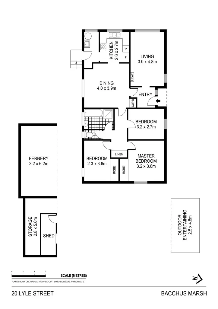 Floorplan of Homely house listing, 20 Lyle Street, Bacchus Marsh VIC 3340