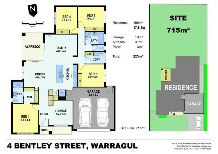 Floorplan of Homely house listing, 4 Bentley Street, Warragul VIC 3820