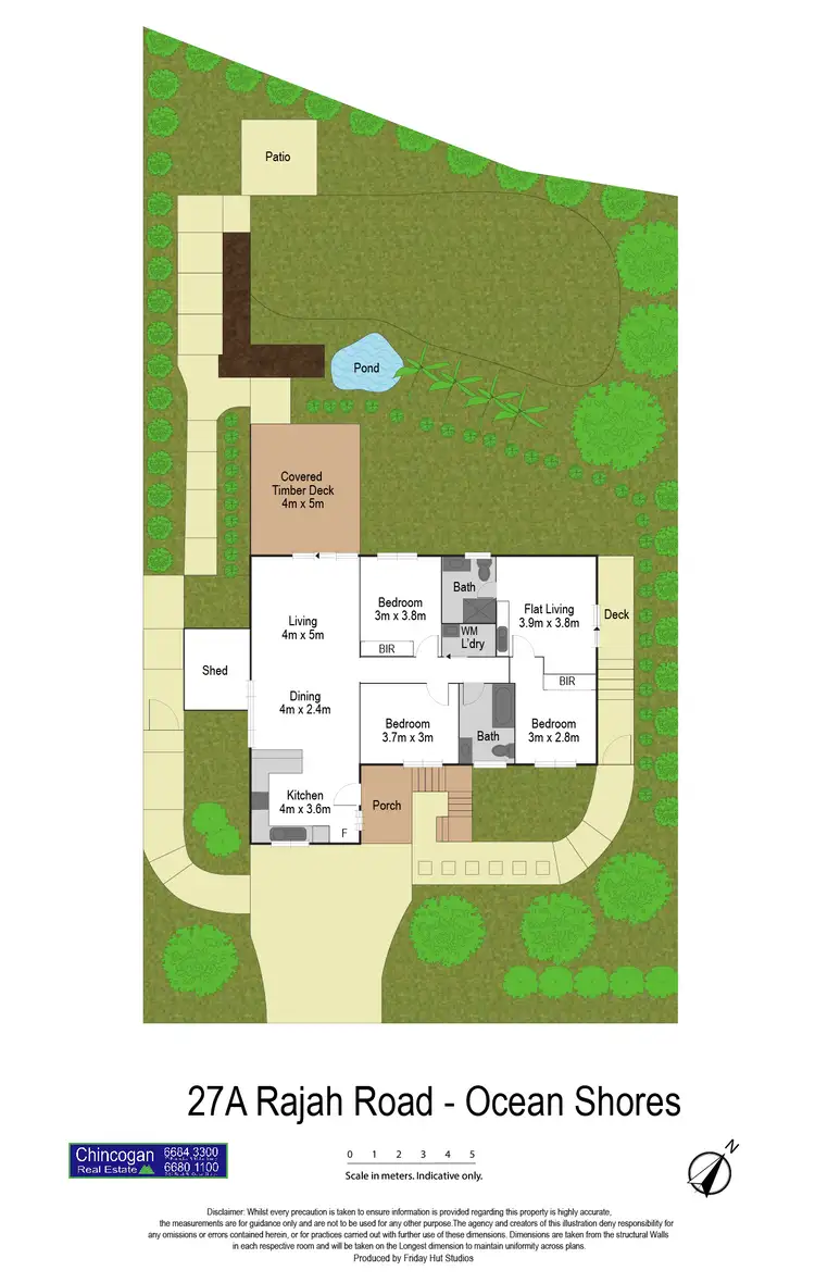 Floorplan of Homely house listing, 27A Rajah Road, Ocean Shores NSW 2483