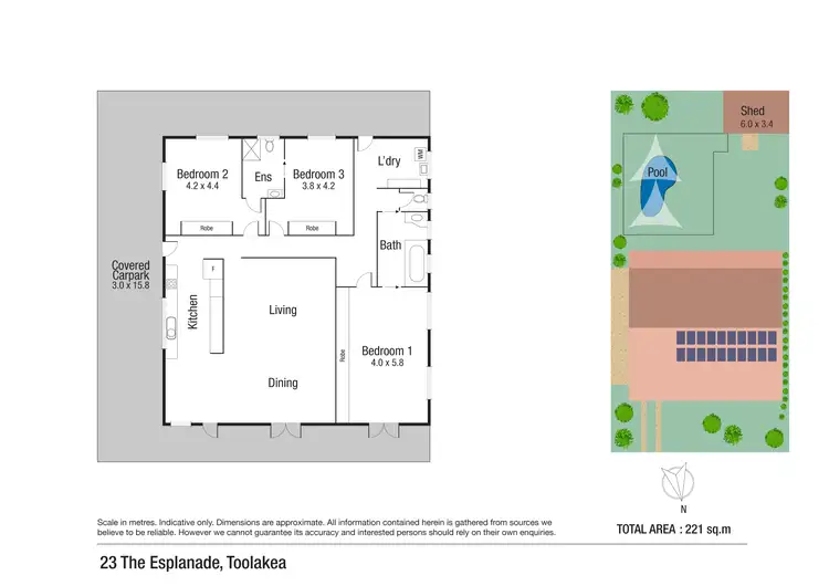 Floorplan of Homely house listing, 23 The Esplanade, Toolakea QLD 4818