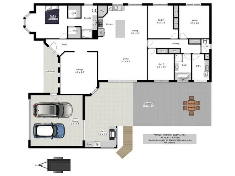 Floorplan of Homely house listing, 10 Newton Circuit, Thurgoona NSW 2640
