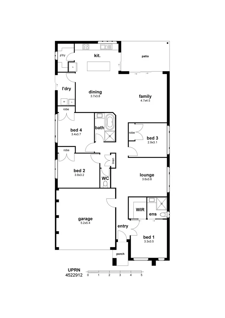 Floorplan of Homely house listing, Address available on request