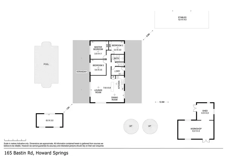 Floorplan of Homely house listing, 165 Bastin Road, Howard Springs NT 835