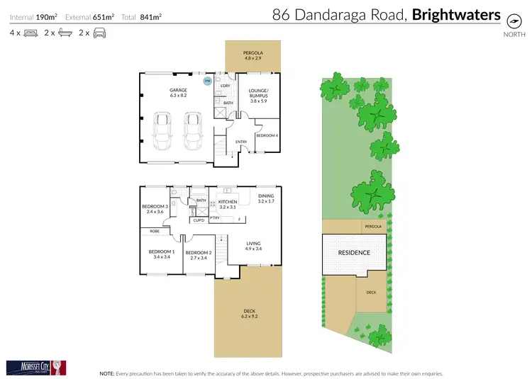 Floorplan of Homely house listing, 86 Dandaraga Road, Brightwaters NSW 2264