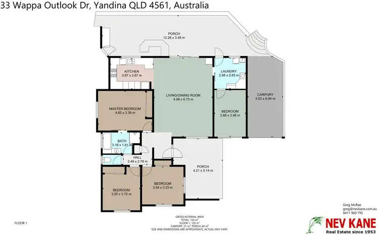 Floorplan of Homely house listing, 33 Wappa Outlook Drive, Yandina QLD 4561