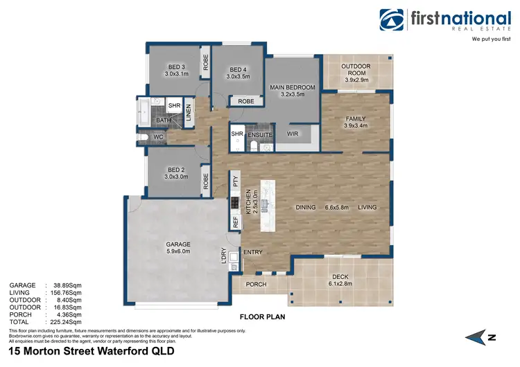 Floorplan of Homely house listing, 15 Morton Street, Waterford QLD 4133