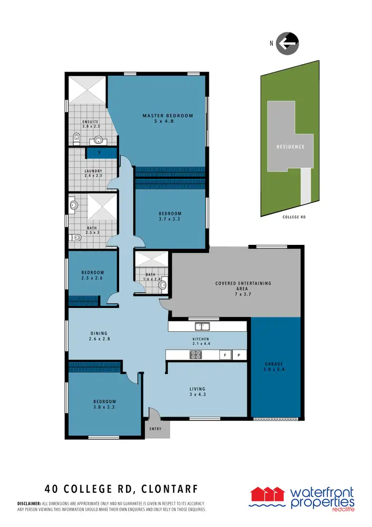 Floorplan of Homely house listing, 40 COLLEGE ROAD, Clontarf QLD 4019