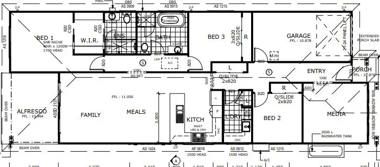 Floorplan of Homely house listing, Lot 4113/33 McKervey Street, Oran Park NSW 2570