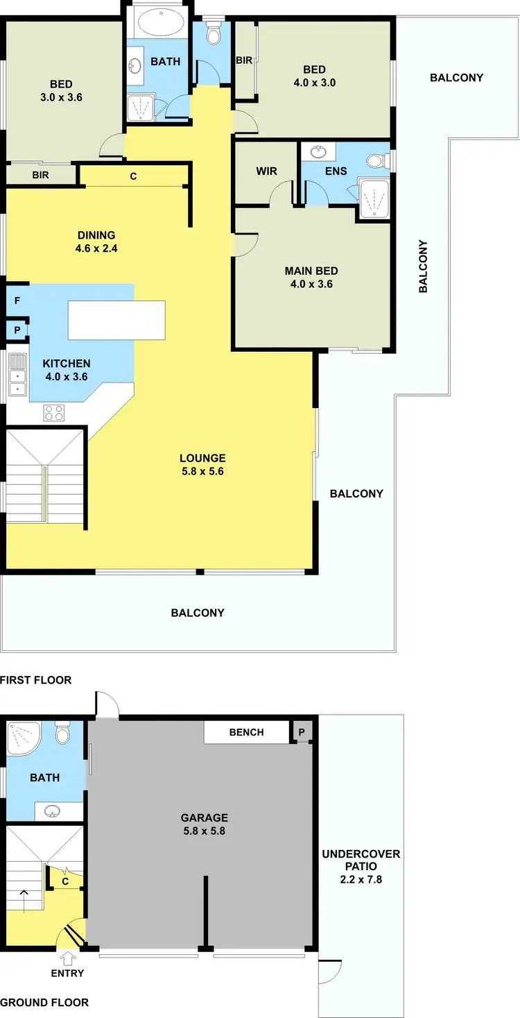 Floorplan of Homely house listing, 3 Piccadilly Place, Highland Park QLD 4211