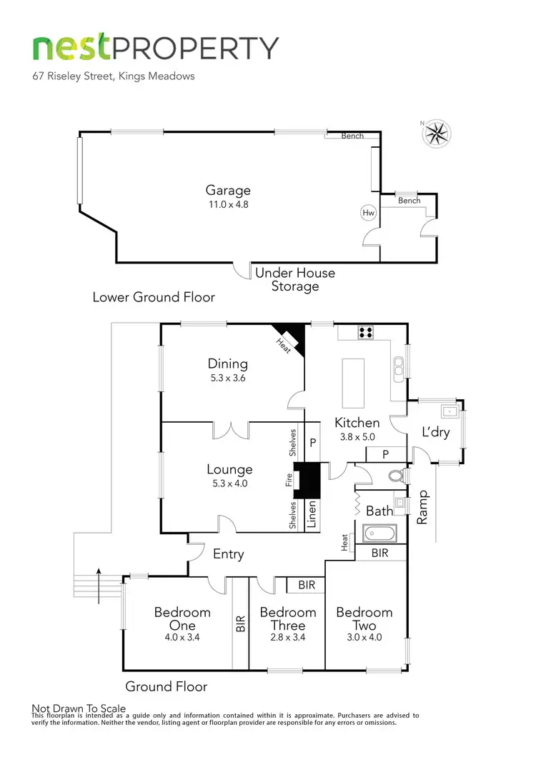Floorplan of Homely house listing, 67 Riseley Street, Kings Meadows TAS 7249