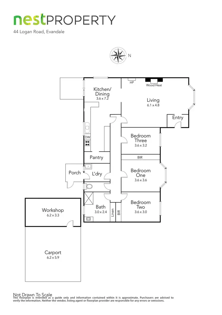 Floorplan of Homely house listing, 44 Logan Road, Evandale TAS 7212