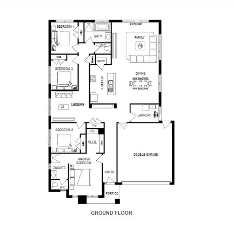 Floorplan of Homely house listing, 13 Hutchence Drive, Point Cook VIC 3030