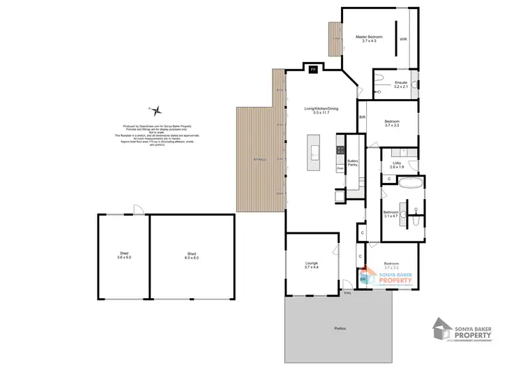 Floorplan of Homely house listing, 3 Hill Court, Wynyard TAS 7325