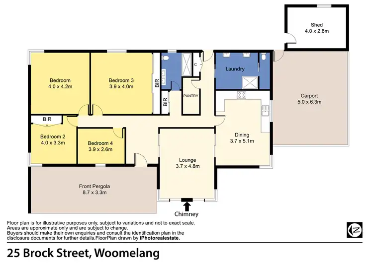 Floorplan of Homely house listing, 25 Brock Street, Woomelang VIC 3485