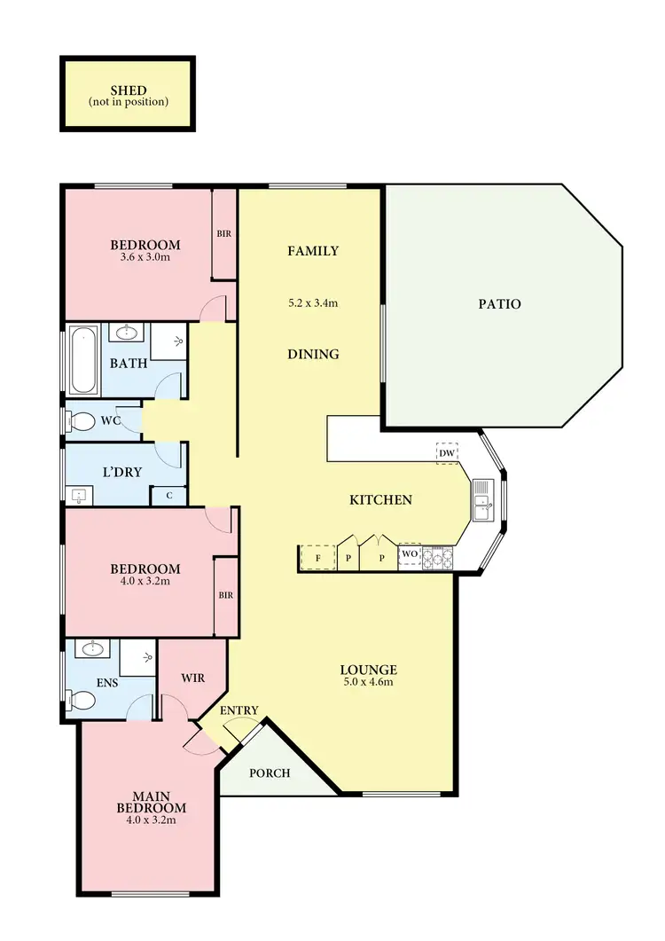Floorplan of Homely house listing, 1 Allamanda Crescent, South Morang VIC 3752