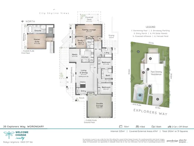 Floorplan of Homely house listing, 20 Explorers Way, Worongary QLD 4213