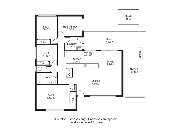Floorplan of Homely house listing, 2 Hammond Court, Mooroobool QLD 4870