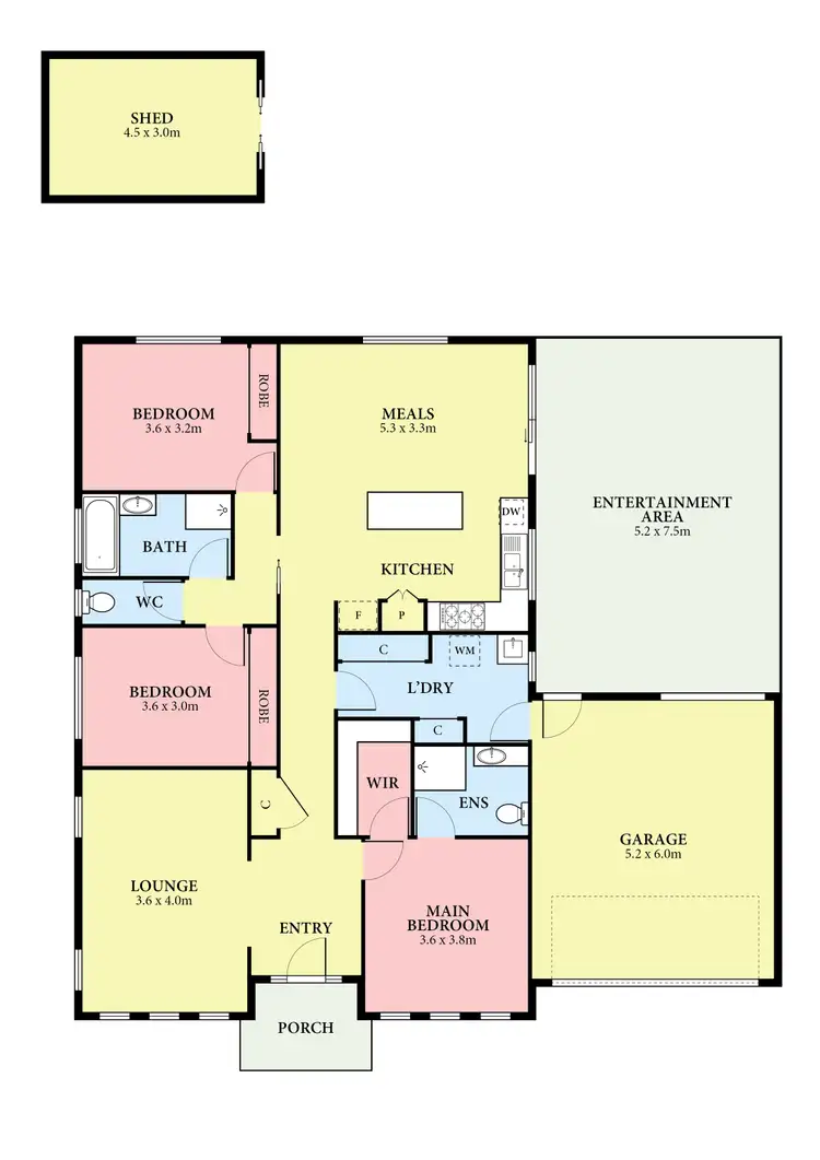 Floorplan of Homely house listing, 14 Tarwin Drive, Mernda VIC 3754