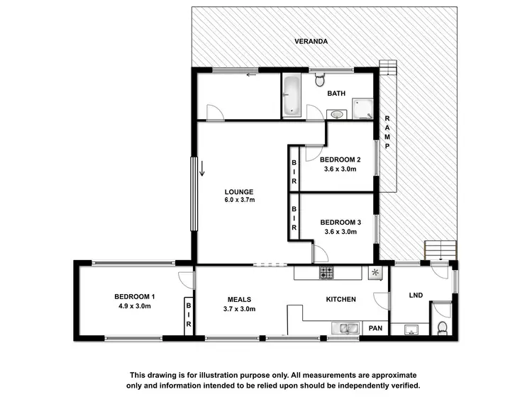 Floorplan of Homely house listing, 8 George Street, Kalangadoo SA 5278
