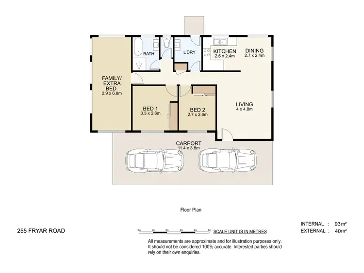 Floorplan of Homely house listing, 255 Fryar Road, Eagleby QLD 4207