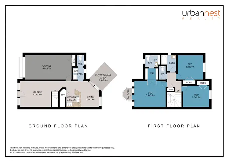 Floorplan of Homely townhouse listing, 14/34 Parker Street, Newmarket QLD 4051