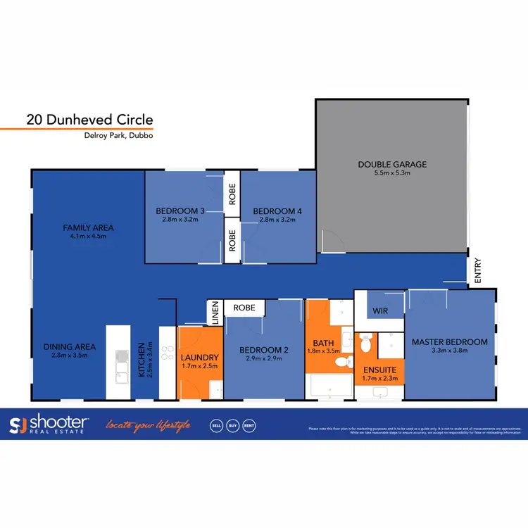 Floorplan of Homely house listing, 20 Dunheved Circle, Dubbo NSW 2830