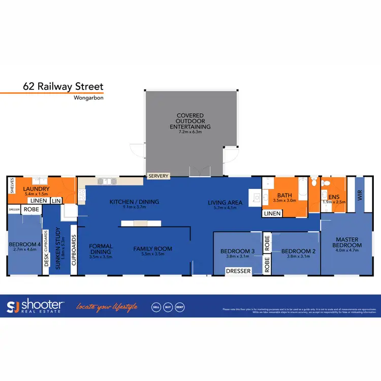Floorplan of Homely house listing, 62 Railway Street, Wongarbon NSW 2831