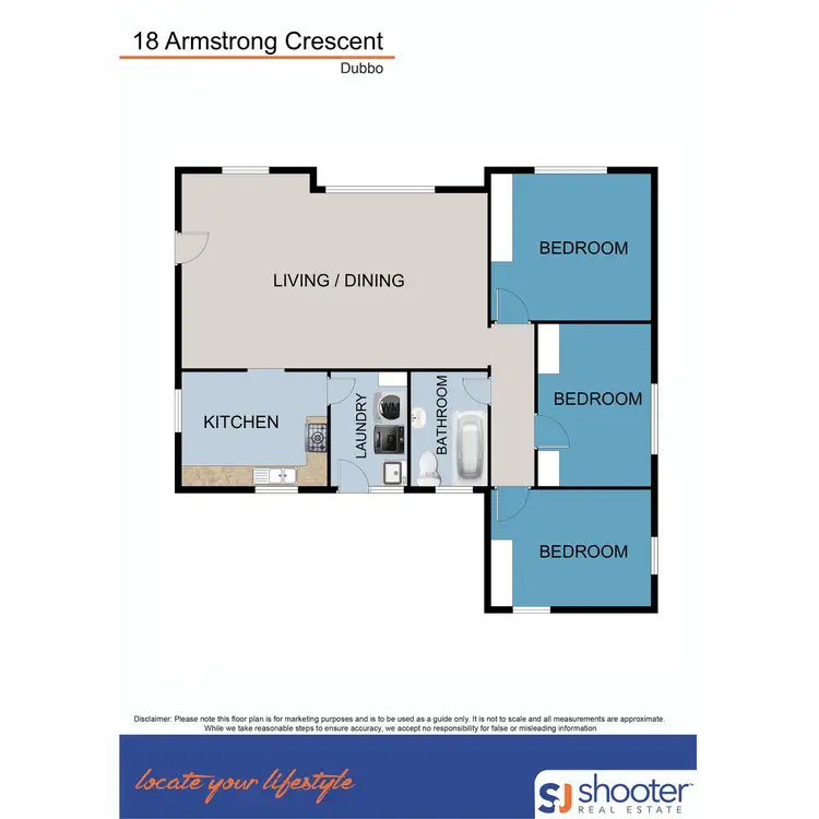 Floorplan of Homely house listing, 18 Armstrong Crescent, Dubbo NSW 2830