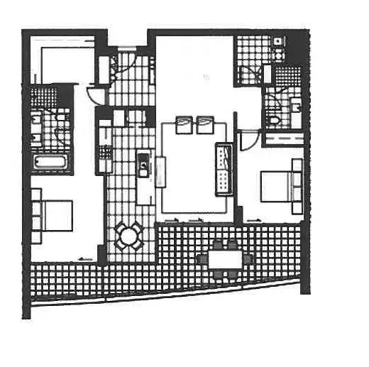 Floorplan of Homely apartment listing, 1101/96 Bow River Crescent, Burswood WA 6100