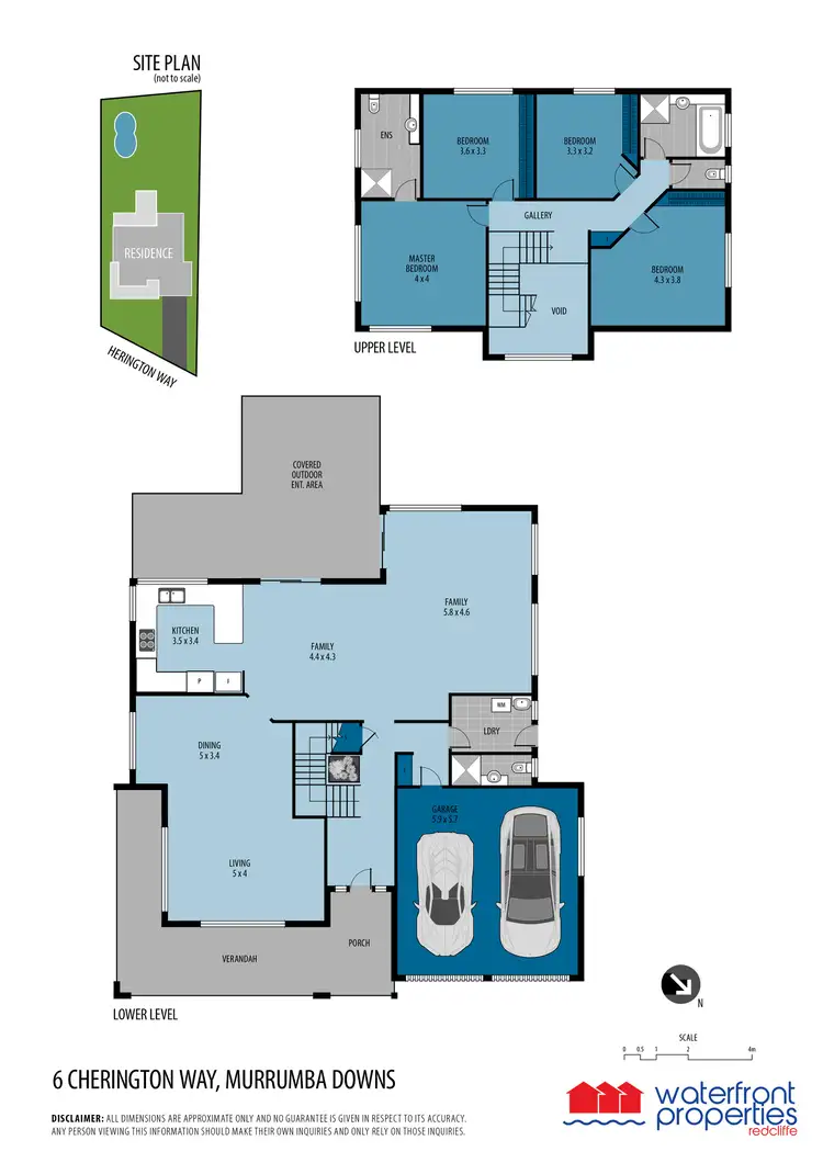 Floorplan of Homely house listing, 6 CHERINGTON WAY, Murrumba Downs QLD 4503
