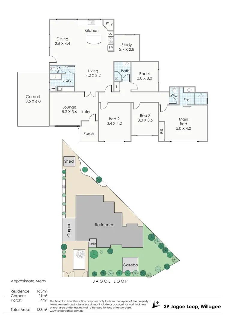 Floorplan of Homely house listing, 39 Jagoe Loop, Willagee WA 6156