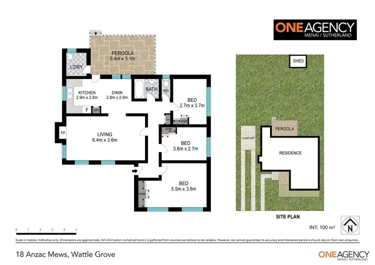 Floorplan of Homely house listing, 18 Anzac Mews, Wattle Grove NSW 2173