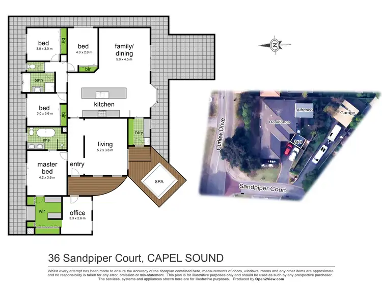 Floorplan of Homely house listing, 36 Sandpiper Court, Capel Sound VIC 3940