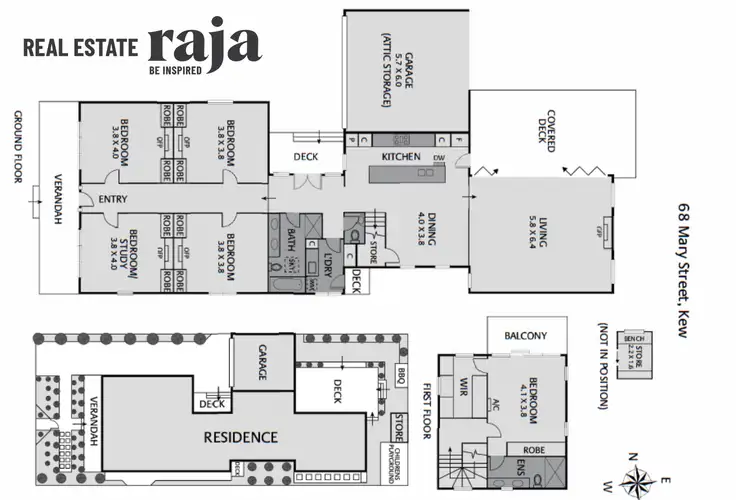 Floorplan of Homely house listing, 68 Mary Street, Kew VIC 3101