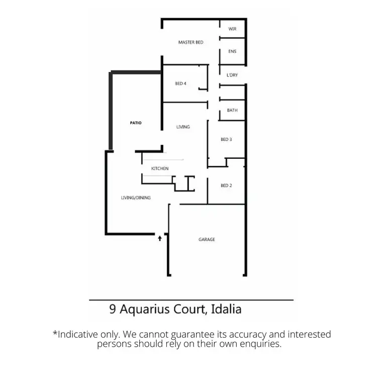 Floorplan of Homely house listing, 9 Aquarius Court, Idalia QLD 4811