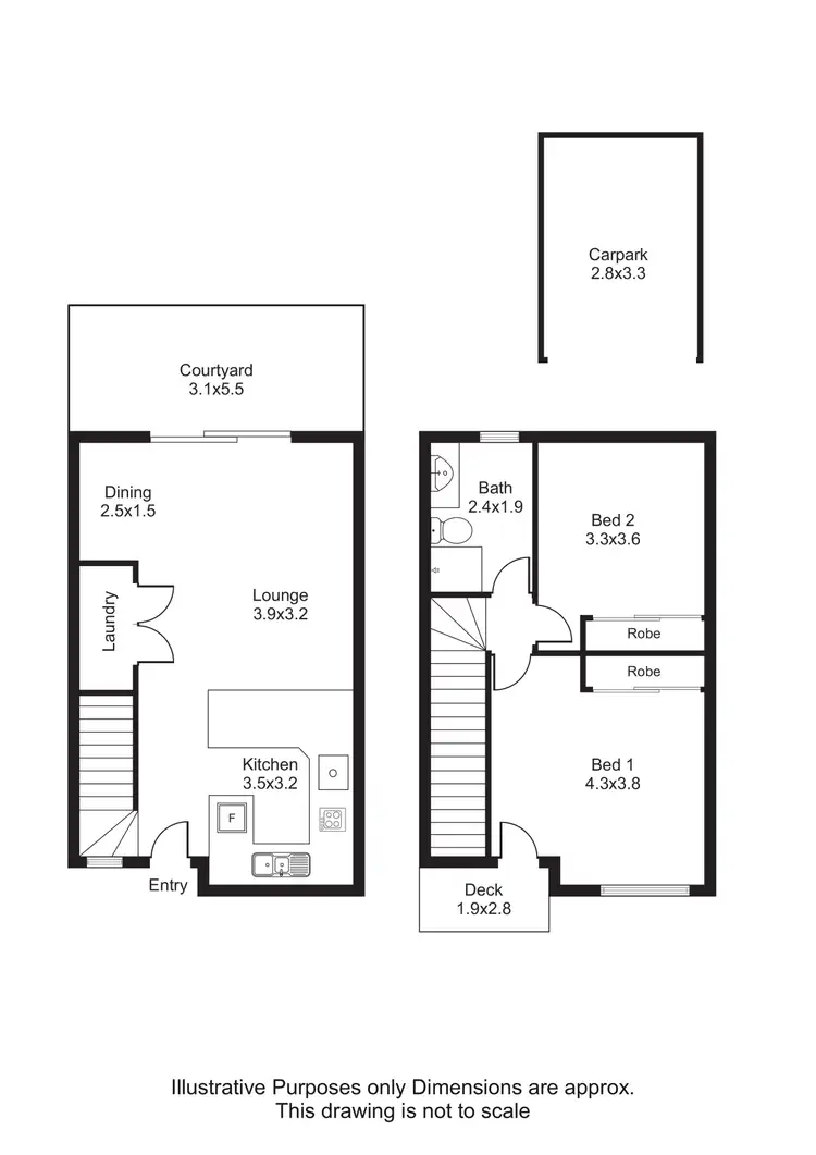 Floorplan of Homely unit listing, 4/97 Moore Street, Trinity Beach QLD 4879