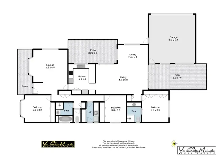Floorplan of Homely house listing, 29 McNally Street, Yarrawonga VIC 3730