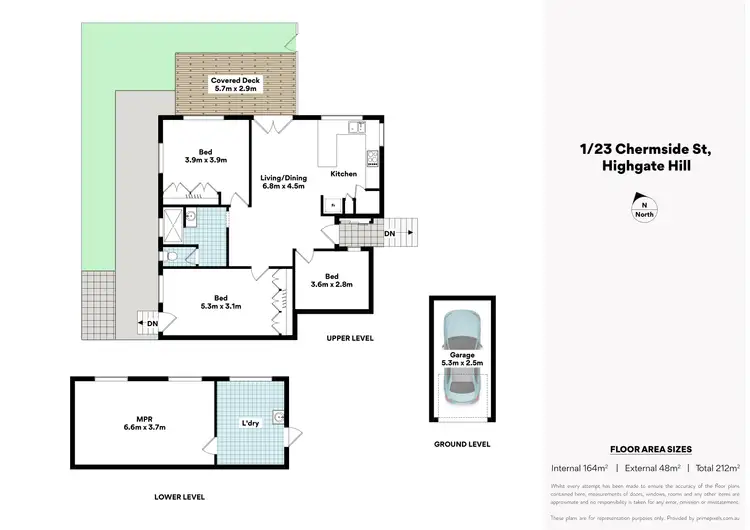 Floorplan of Homely unit listing, 1/23 Chermside Street, Highgate Hill QLD 4101