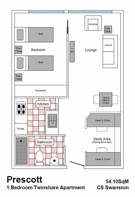 Floorplan of Homely apartment listing, 812/800 Swanston Street, Carlton VIC 3053