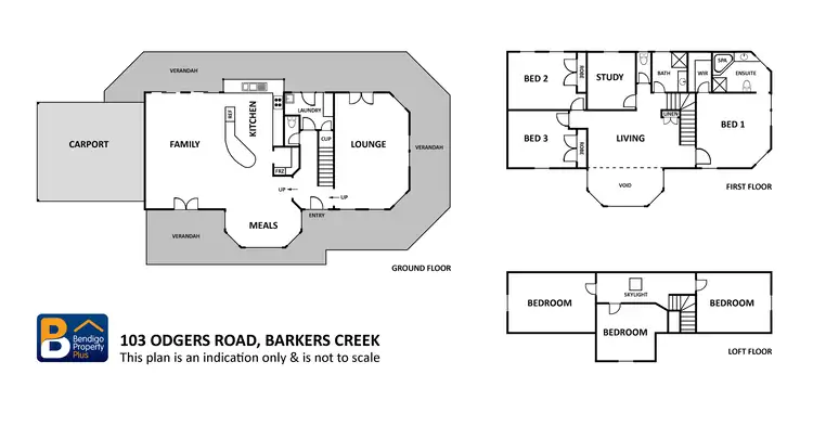 Floorplan of Homely house listing, 103 Odgers Road, Barkers Creek VIC 3451