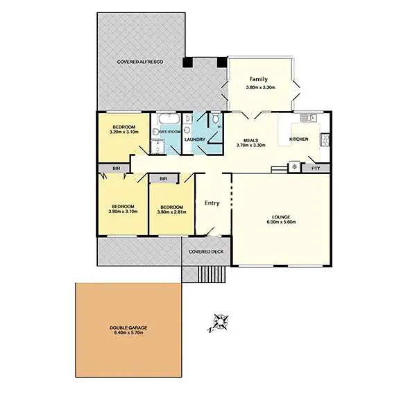 Floorplan of Homely house listing, 99 Strathavan Drive, Berwick VIC 3806