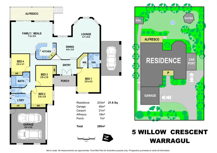 Floorplan of Homely house listing, 5 Willow Crescent, Warragul VIC 3820