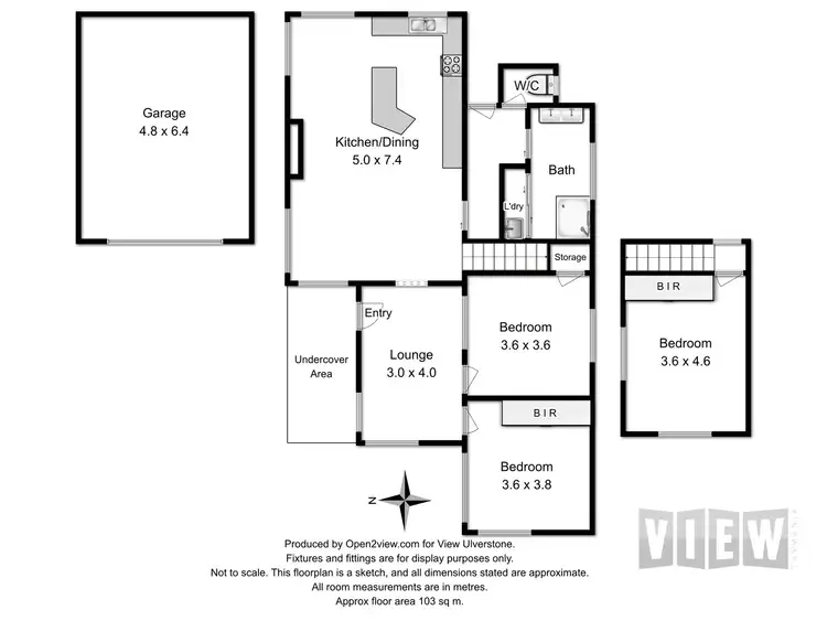 Floorplan of Homely house listing, 3 Hope Street, Ulverstone TAS 7315