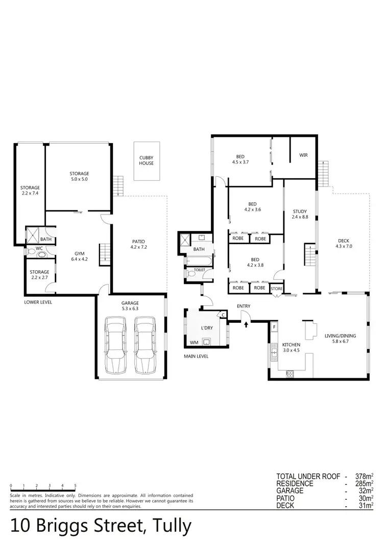 Floorplan of Homely house listing, 10 Briggs Street, Tully QLD 4854