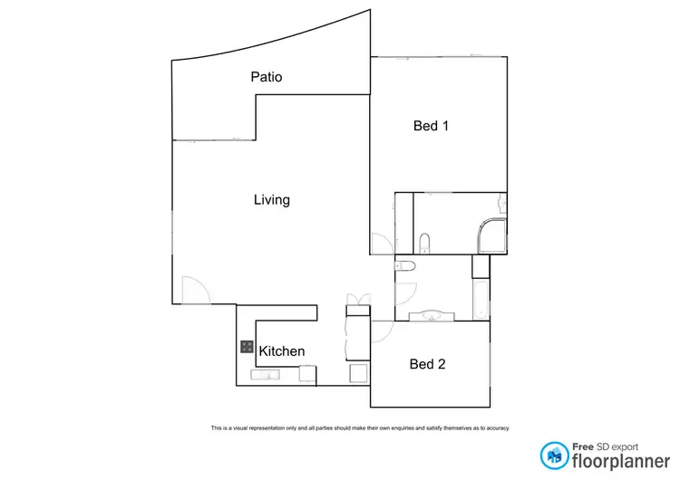 Floorplan of Homely unit listing, 6/55 HASSALL STREET,, Corinda QLD 4075