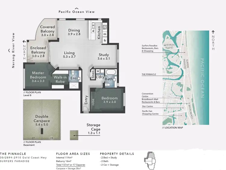 Floorplan of Homely apartment listing, 30/2894-2910 GOLD COAST HIGHWAY, Surfers Paradise QLD 4217