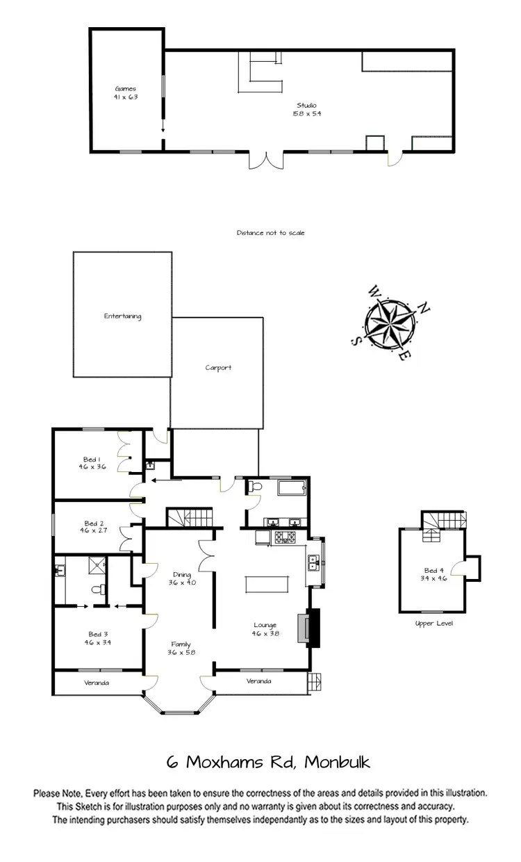 Floorplan of Homely house listing, 6 Moxhams Road, Monbulk VIC 3793