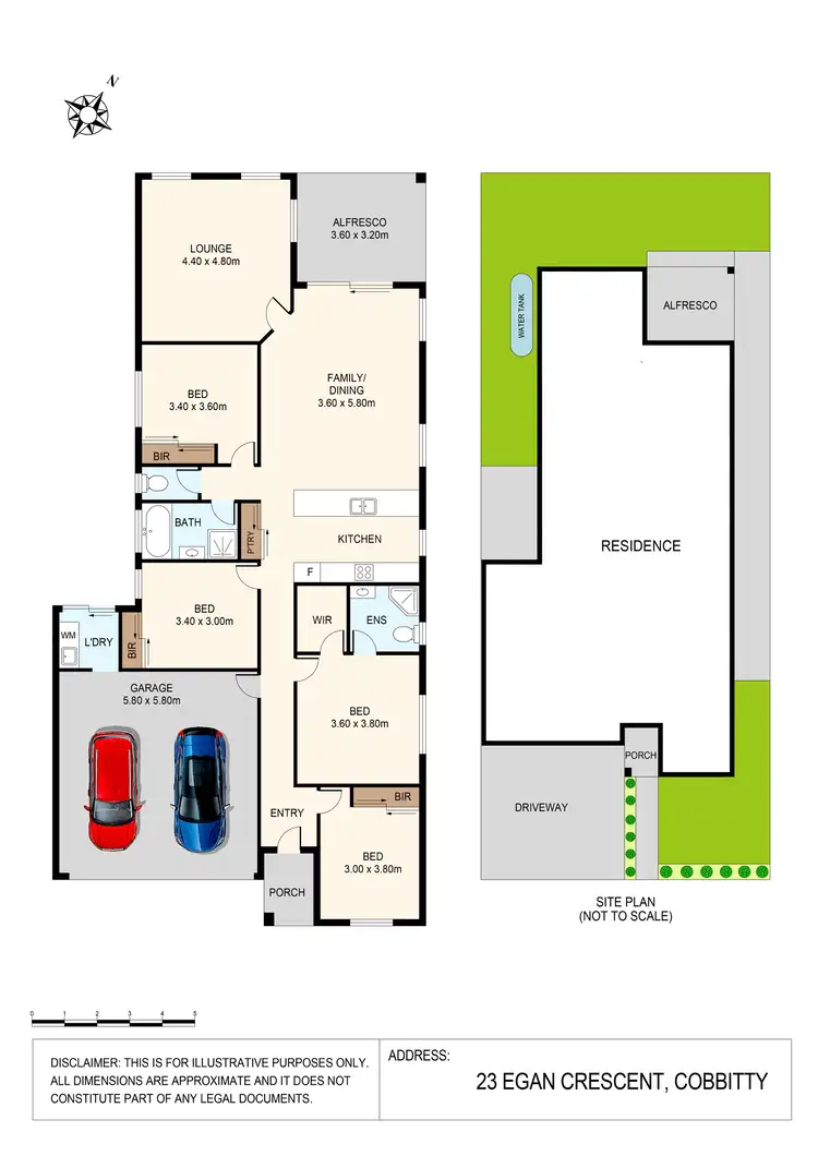 Floorplan of Homely house listing, 23 Egan Crescent, Cobbitty NSW 2570