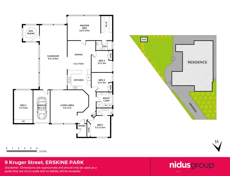 Floorplan of Homely house listing, 9 Kruger Place, Erskine Park NSW 2759